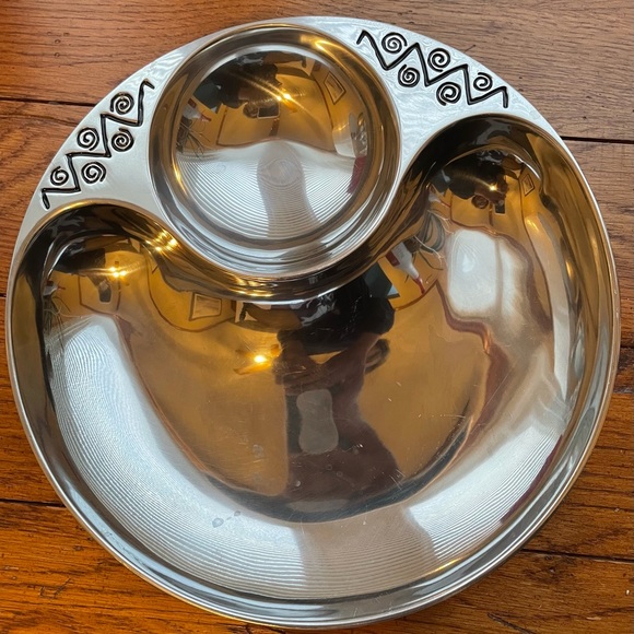 Wilton Armetale Kitchen Wilton Armetale Pewter Reggae Chip And Dip